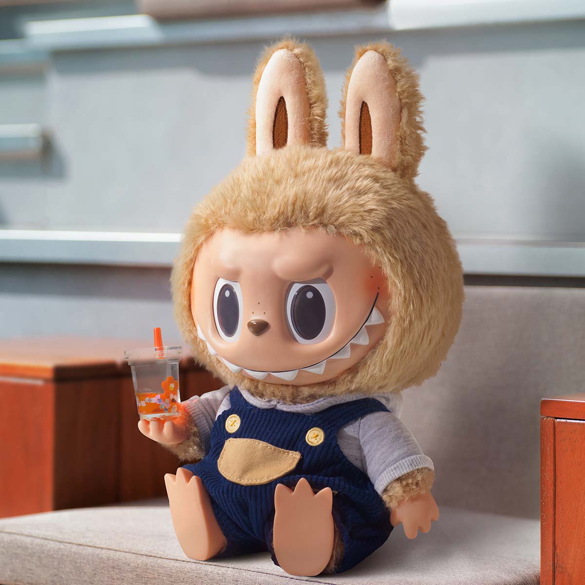 LABUBU Time to Chill-Vinyl Plush Doll 400%
